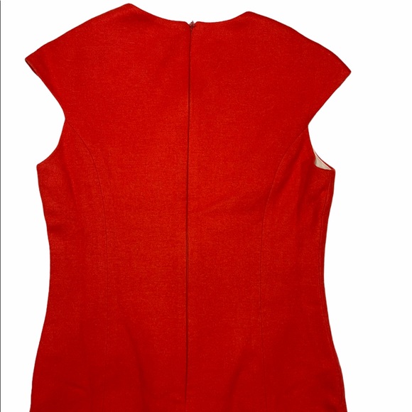 Mignon Doo Vintage Retro Orange Knit Dress XS - Picture 4 of 13